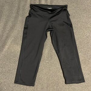 Black Active Capris in size M(8)